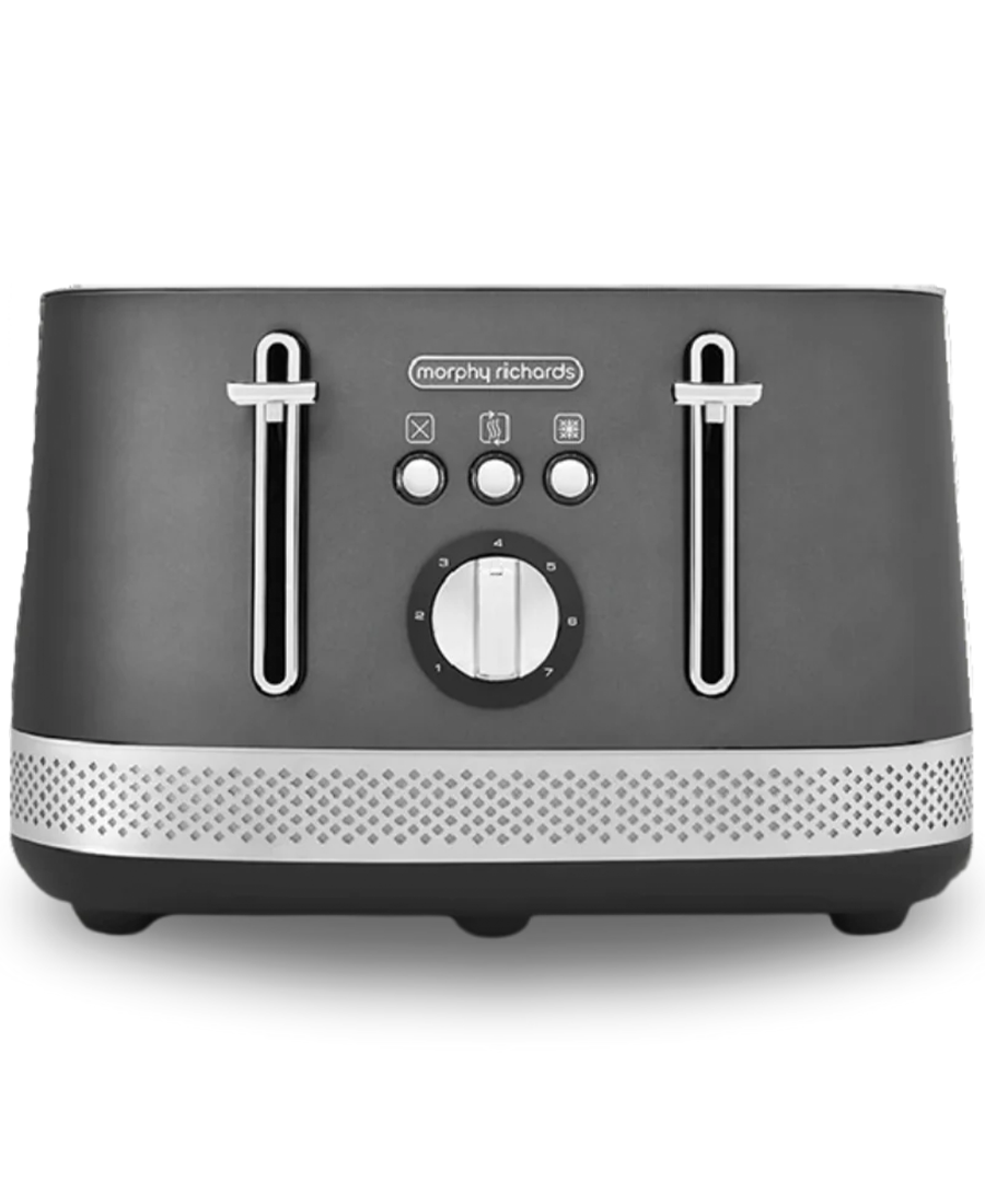 Morphy Richards Illumination 4 Slice Toaster | Titanium Grey - 248022 Redmond Electric Gorey