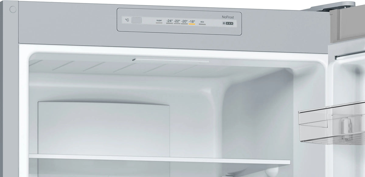 Series 2 176cm 70/30 Frost Free Fridge Freezer Stainless Steel Look