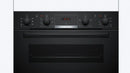 Bosch Series 4, Built-in Double Oven with EcoClean Direct | Black - MBA533BB3B Redmond Electric Gorey