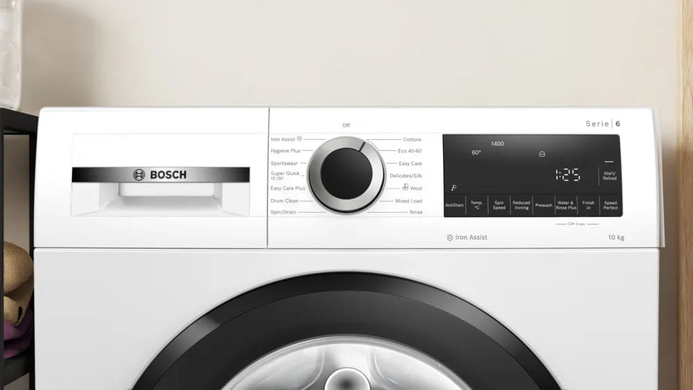 Bosch Series 6, A Rated, 10kg 1400rpm Washing Machine | White - WGG254Z1GB Redmond Electric Gorey