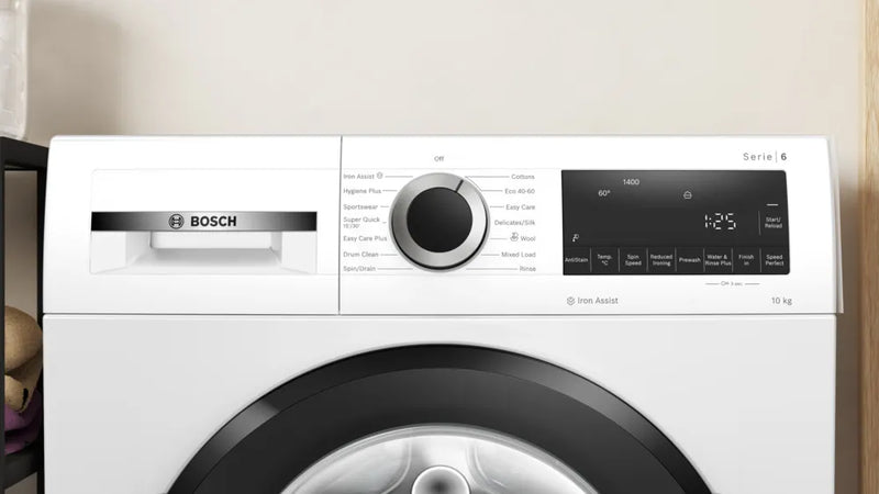 Bosch Series 6, A Rated, 10kg 1400rpm Washing Machine | White - WGG254Z1GB Redmond Electric Gorey