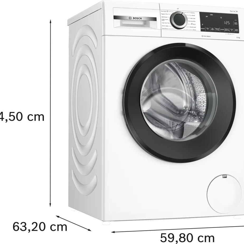 Bosch Series 6, A Rated, 10kg 1400rpm Washing Machine | White - WGG254Z1GB Redmond Electric Gorey