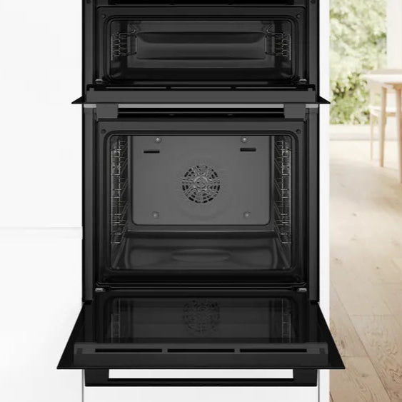 Bosch Series 4, Built-in Double Oven with EcoClean Direct | Black - MBA533BB3B Redmond Electric Gorey