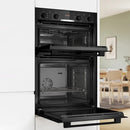 Bosch Series 4, Built-in Double Oven with EcoClean Direct | Black - MBA533BB3B Redmond Electric Gorey