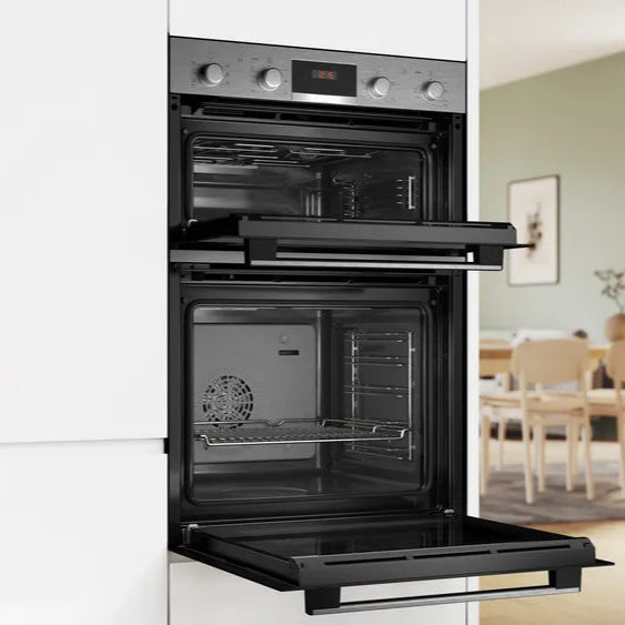 Bosch Series 4, Built-in Double Oven with EcoClean Direct | Stainless Steel - MBA533BS3B Redmond Electric Gorey