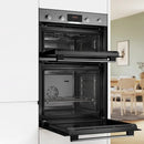 Bosch Series 4, Built-in Double Oven with EcoClean Direct | Stainless Steel - MBA533BS3B Redmond Electric Gorey