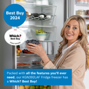 Series 4 Freestanding Fridge Freezer | 203cm (H) | Silver Inox