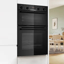 Bosch Series 4, Built-in Double Oven with EcoClean Direct | Black - MBA533BB3B Redmond Electric Gorey