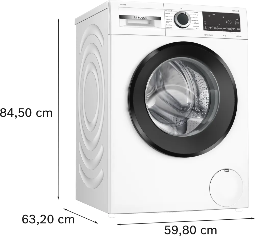 Bosch Series 6, A Rated, 10kg 1400rpm Washing Machine | White - WGG254F1GB Redmond Electric Gorey