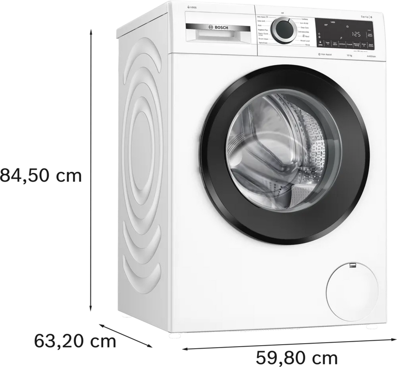 Bosch Series 6, A Rated, 10kg 1400rpm Washing Machine | White - WGG254F1GB Redmond Electric Gorey