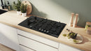 Series 6, 90cm Gas Hob with Tempered Glass | Black