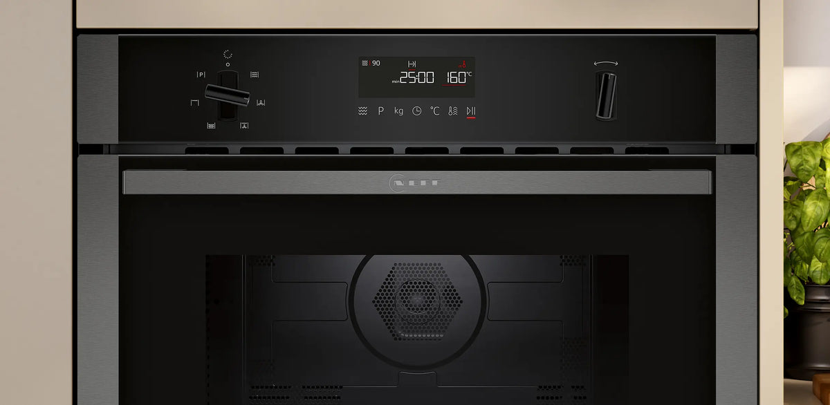 Neff N50 Built-in Microwave Combi Oven | 45cm (H) | Graphite Grey Redmond Electric Gorey