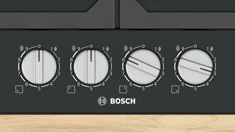 Bosch Series 6, 60cm Built-In Gas Hob | Black - PCP6A6I90 Redmond Electric Gorey