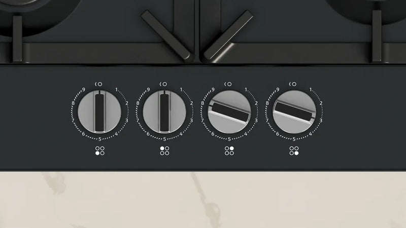 N70, 60cm FlameSelect Gas Hob | Black