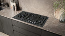 Siemens IQ500 90cm StepFlame Built-In Gas Hob | Tempered Glass | Black - EP9A6MI40 Redmond Electric Gorey