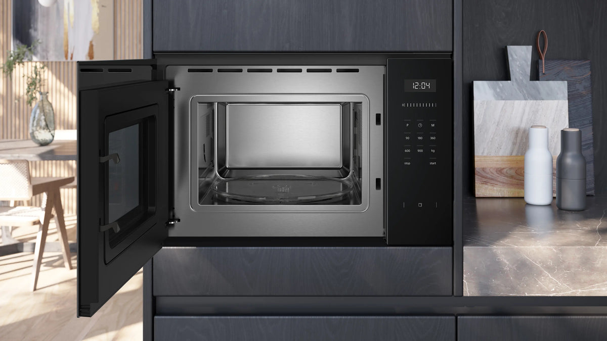 Siemens iQ500 Built-in 25L Microwave Oven with TouchControl | 38cm (H) | Black - BF555LMB1B Redmond Electric Gorey