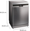 Siemens iQ500 14 Place Dishwasher with autoOpen dry & varioSpeed+ | Stainless Steel - SN25EI13CE Redmond Electric Gorey