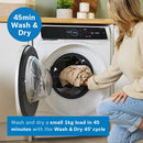 Series 8, 10.5kg / 6kg 1400rpm Washer Dryer | White