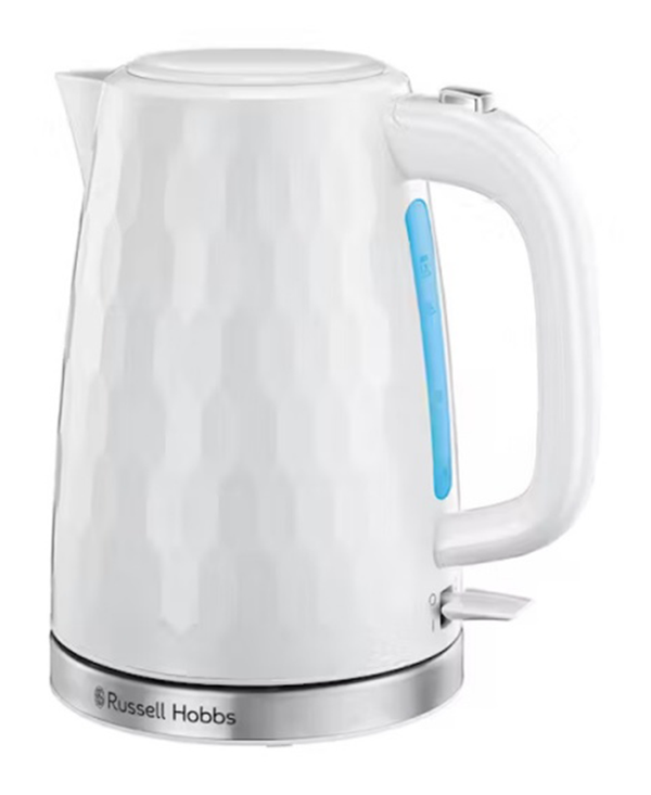 Russell Hobbs 1.7L Honeycomb Kettle | White - 26050 Redmond Electric Gorey