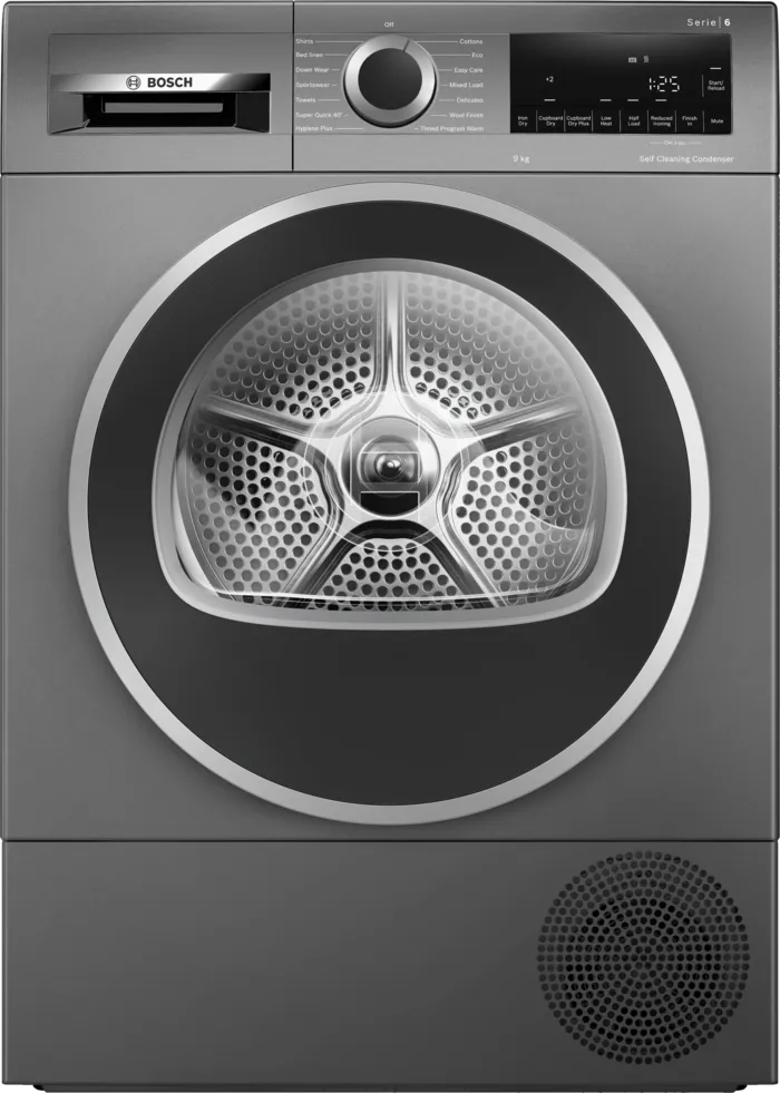 Series 6, 9kg Heat Pump Tumble Dryer | Graphite