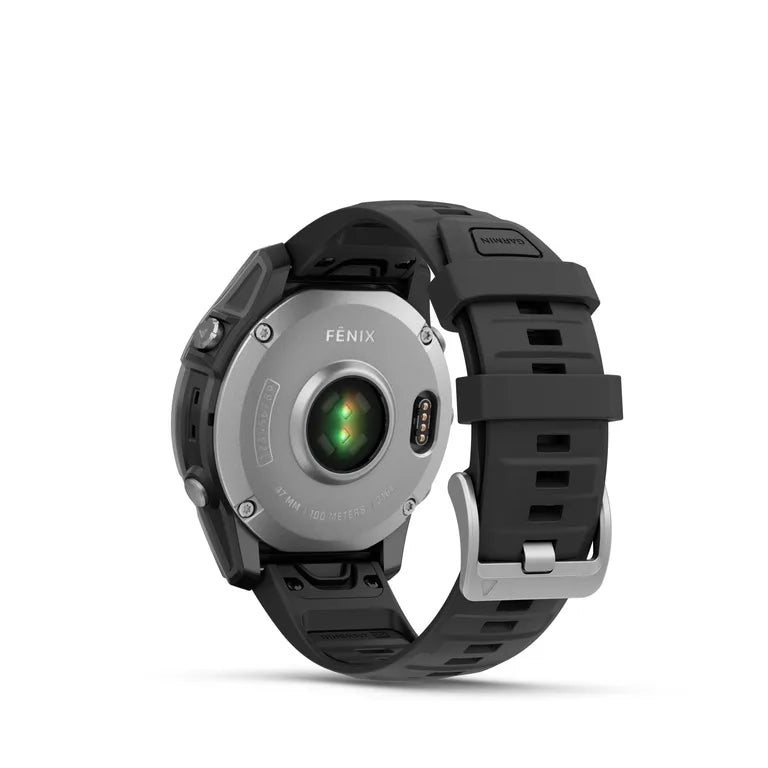 Fenix E 47mm Stainless Steel/Graphite Smart Watch - Redmond Electric
