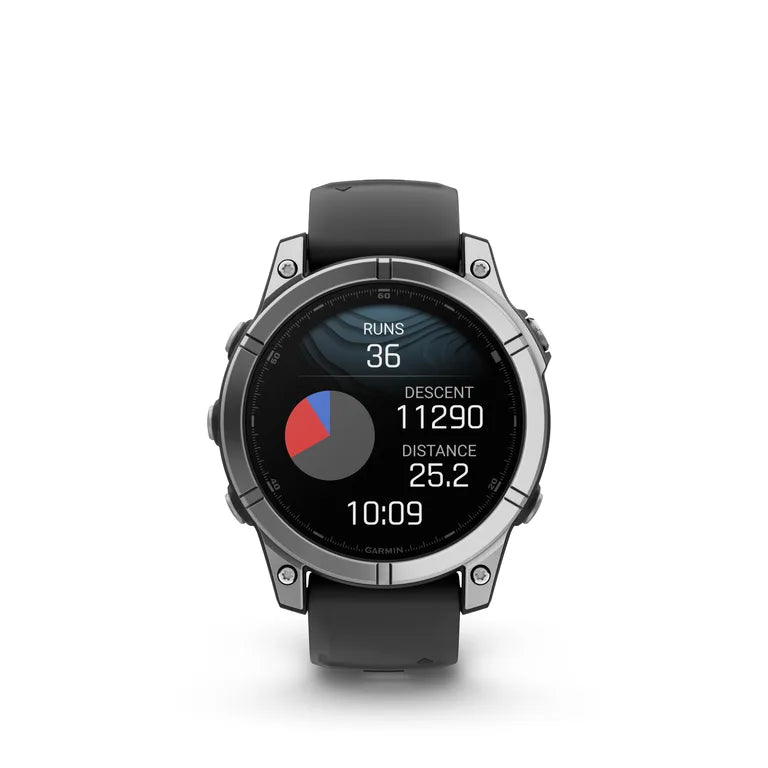 Fenix E 47mm Stainless Steel/Graphite Smart Watch - Redmond Electric