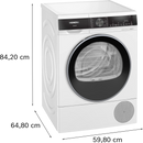 Siemens iQ500 9kg Heat Pump Dryer, SelfCleaning | White - WQ45G200GB Redmond Electric Gorey
