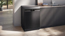 Siemens IQ500 14 Place Freestanding Dishwasher | Brushed Black Steel - SN25EC13CE Redmond Electric Gorey
