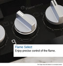 Series 6, 90cm Gas Hob with Tempered Glass | Black