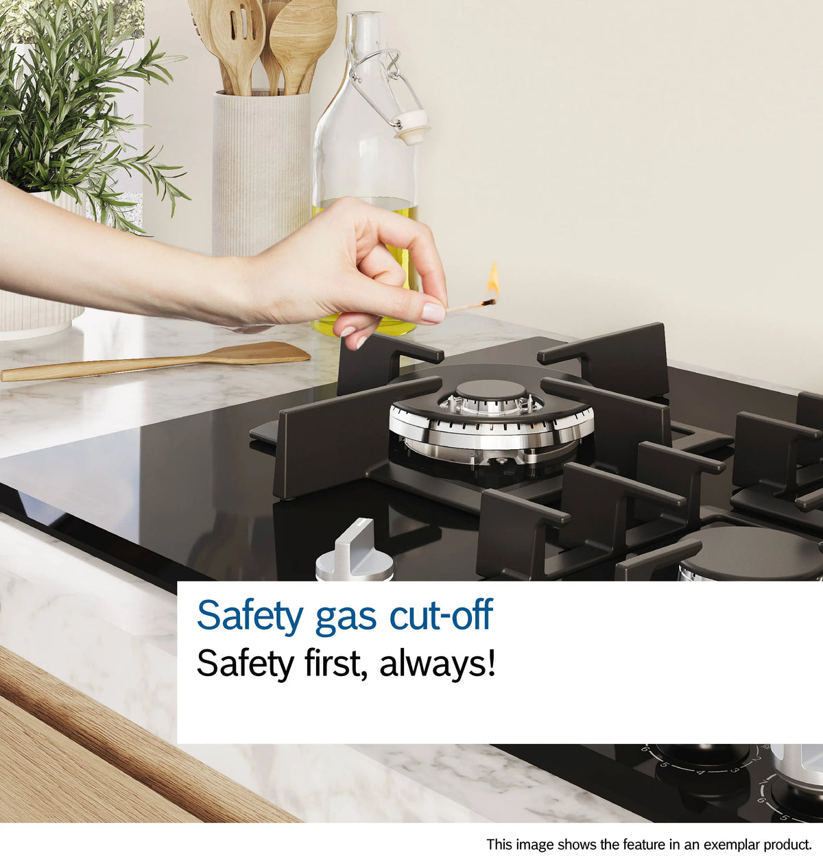 Series 2 60cm Built-In Gas Hob | Stainless Steel