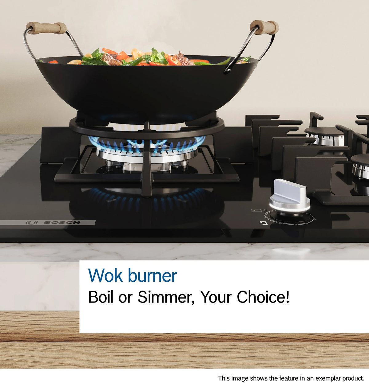 Series 4 75cm Built-In Gas Hob | Stainless Steel