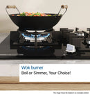 Series 6, 90cm Gas Hob with Tempered Glass | Black