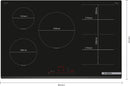 Bosch Series 6, 80cm Induction Hob - Surface Mount Without Frame | Black - PXV831HC1E Redmond Electric Gorey
