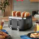 Russell Hobbs Bronte 4 Slice Toaster | Black - 26770 Redmond Electric Gorey