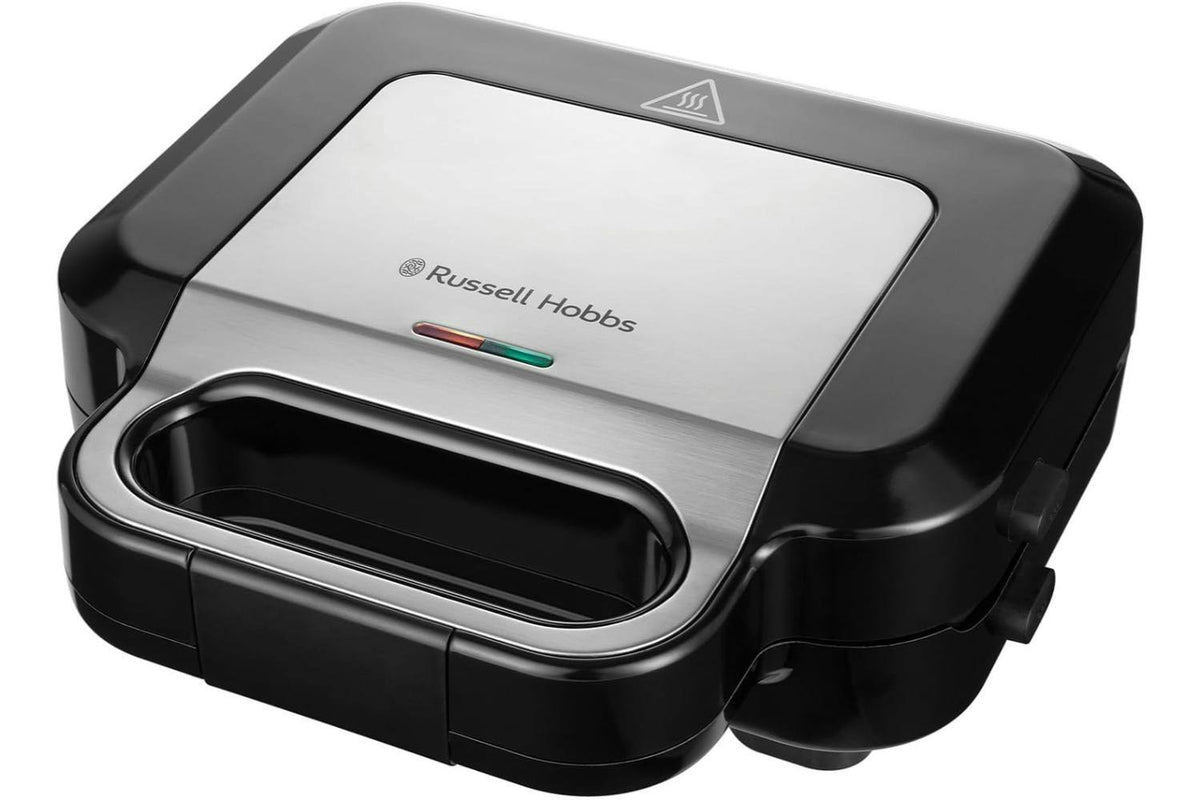 Russell Hobbs Creations 3-in-1 Sandwich, Waffle & Panini Maker | Black- 26810 Redmond Electric Gorey