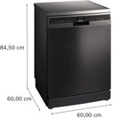 Siemens IQ500 14 Place Freestanding Dishwasher | Brushed Black Steel - SN25EC13CE Redmond Electric Gorey