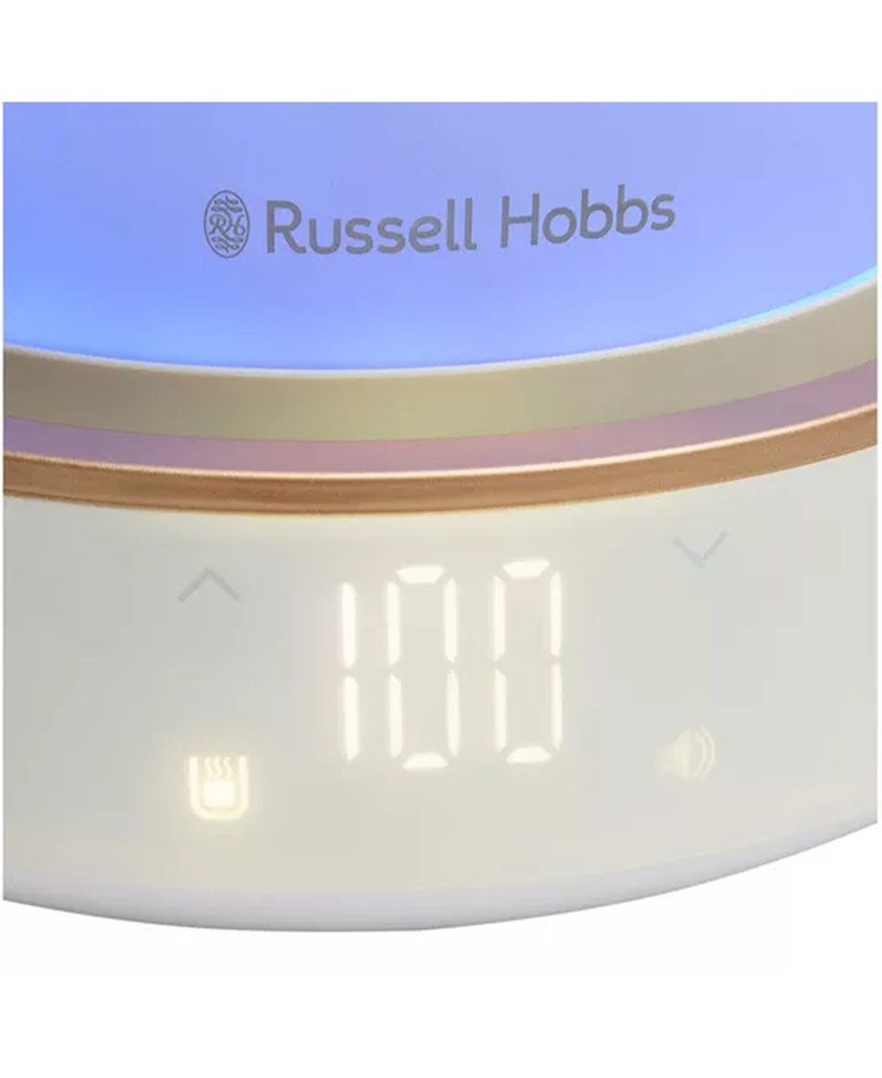 Russell Hobbs Calm Quiet Boil 1.7L Kettle | White & Copper Redmond Electric Gorey 24750