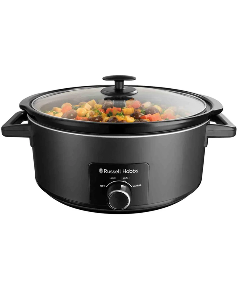 Russell Hobbs 7L Large Capacity Slow Cooker | |Matte Black 27720 Redmond Electric Gorey