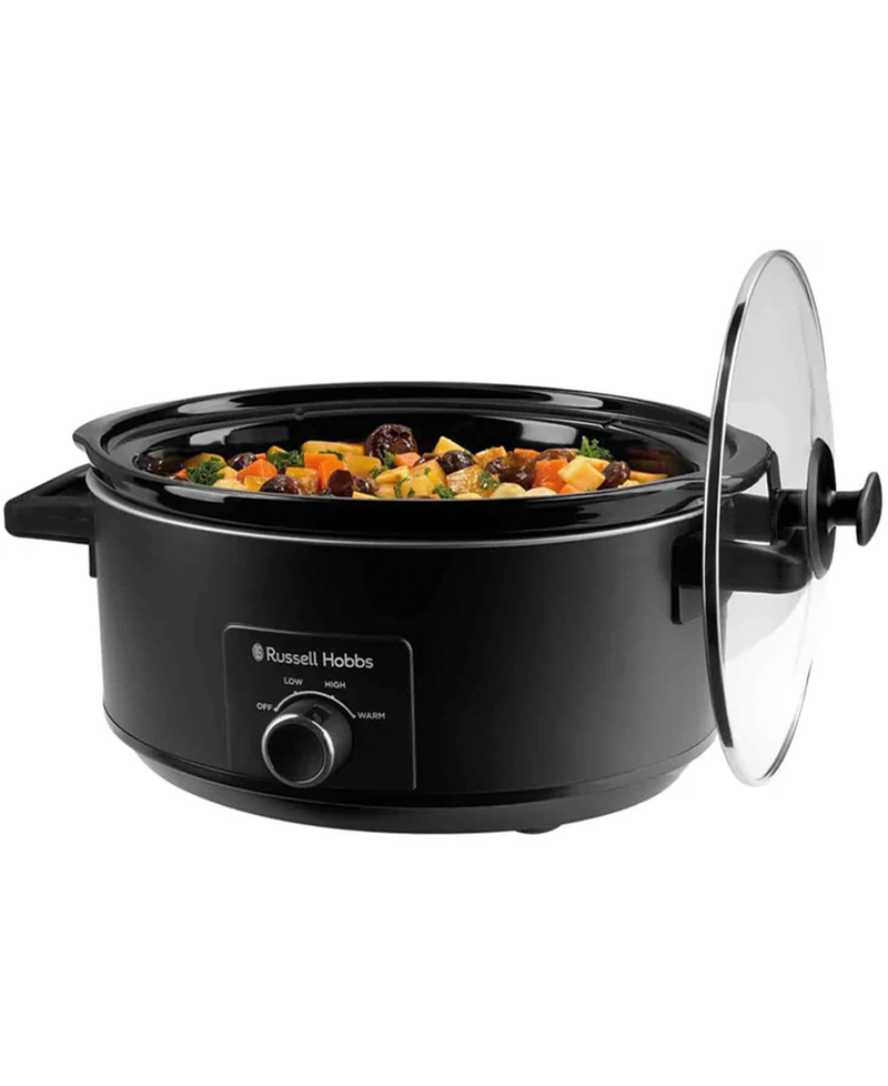 Russell Hobbs 7L Large Capacity Slow Cooker | |Matte Black 27720 Redmond Electric Gorey