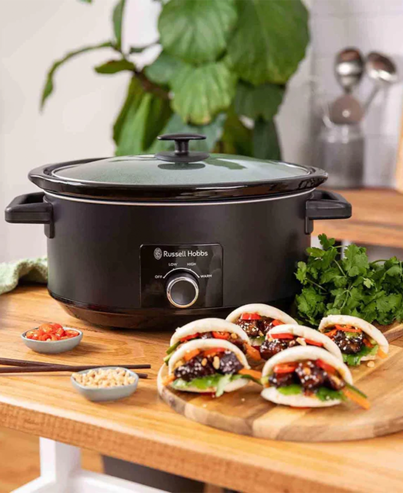 Russell Hobbs 7L Large Capacity Slow Cooker | |Matte Black 27720 Redmond Electric Gorey