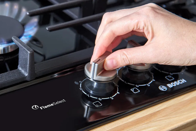 Bosch Series 6, 60cm Built-In Gas Hob | Black - PCP6A6I90 Redmond Electric Gorey