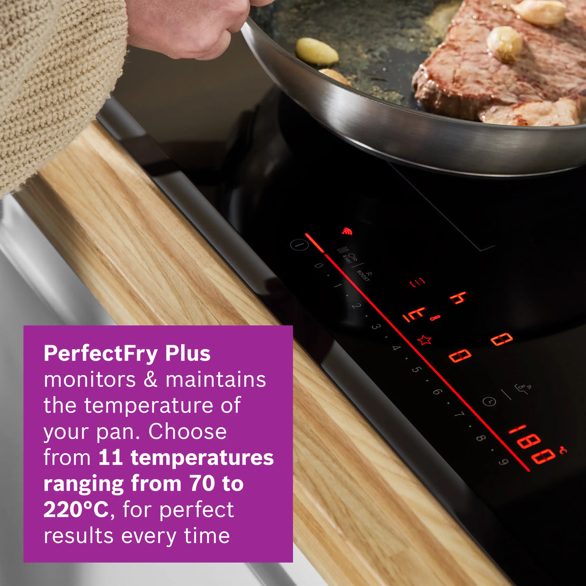 Bosch Series 6, 80cm Induction Hob - Surface Mount Without Frame | Black - PXV831HC1E Redmond Electric Gorey