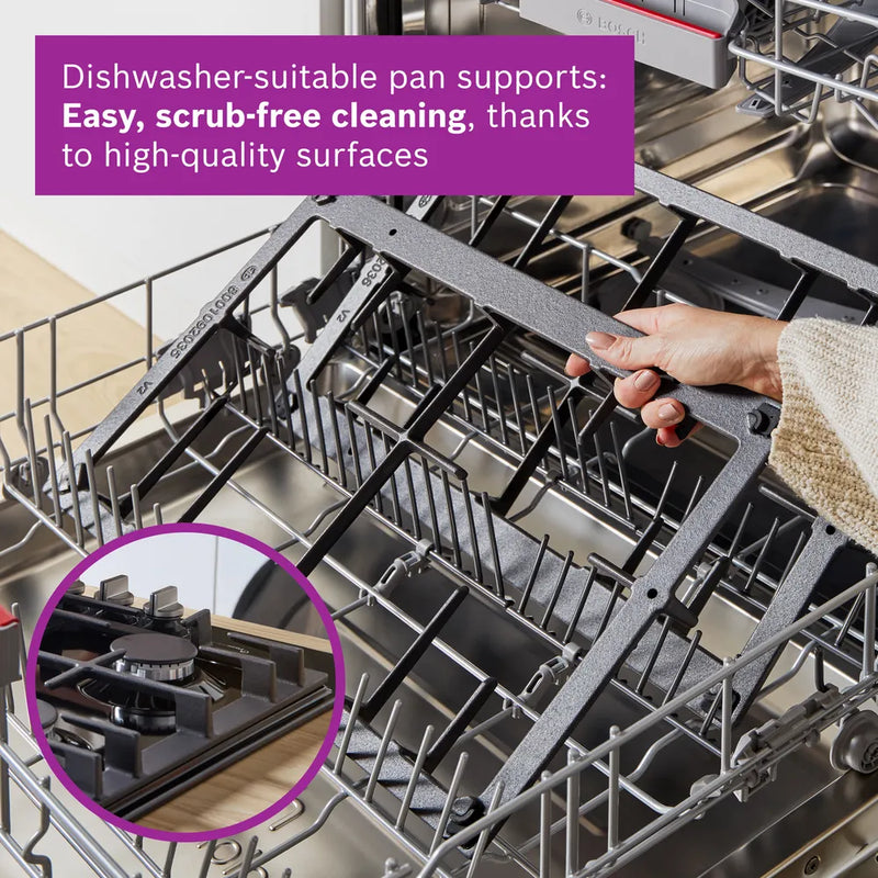 Bosch Series 6, 60cm Built-In Gas Hob | Black - PCP6A6I90 Redmond Electric Gorey