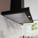N 70 90cm Wall-Mounted Cooker Hood | Matt Black | D97BDN2S0B