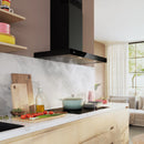 N 70 90cm Wall-Mounted Cooker Hood | Matt Black | D97BDN2S0B