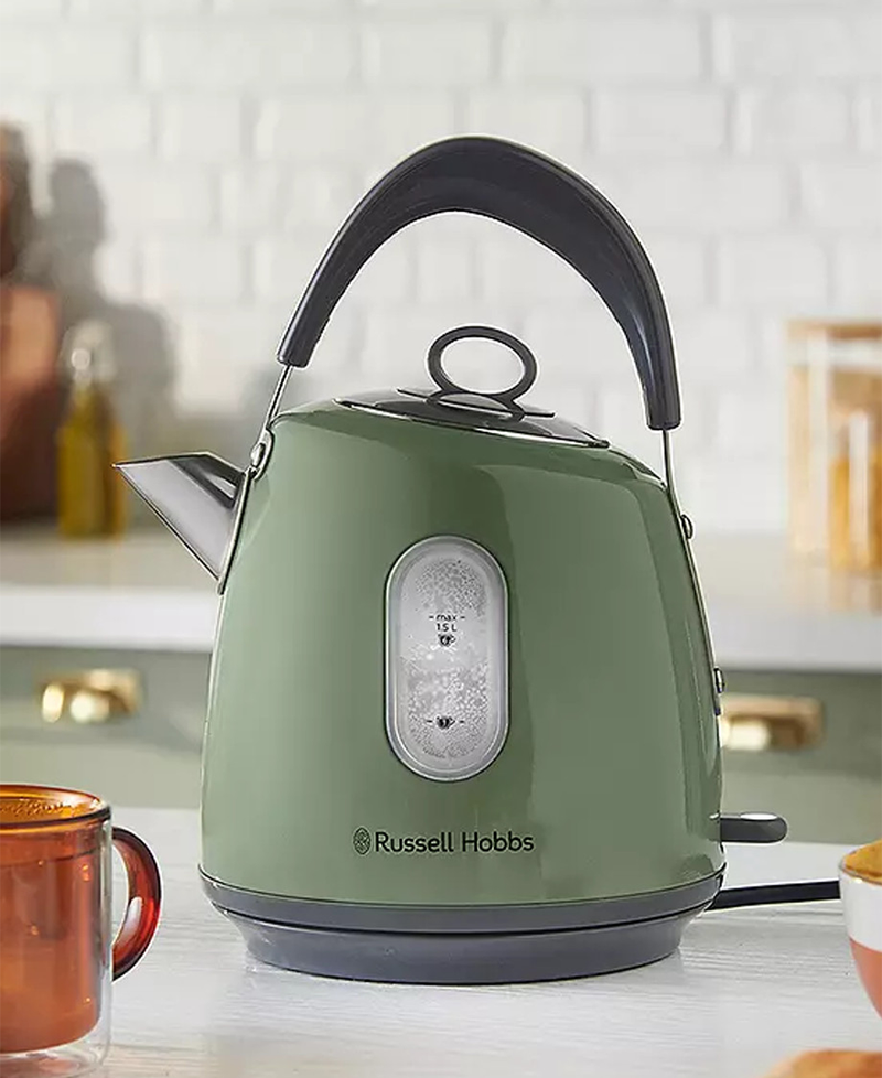 Russell Hobbs 1.5L Stylevia Kettle | Sage Green - 28134 Redmond Electric Gorey