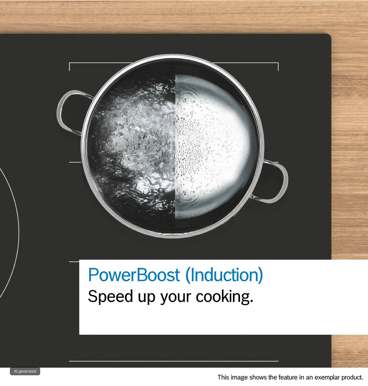 Bosch Series 6 80cm 5 Zone Induction Hob Black PVW831HB1E
