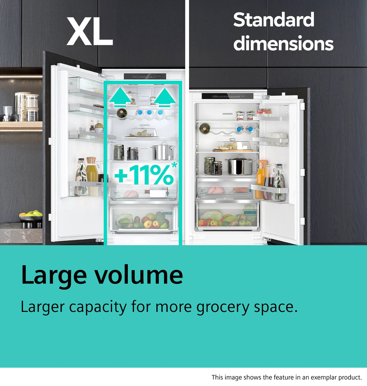 iQ300 290L Integrated No Frost Fridge Freezer