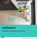 iQ300 60cm Freestanding Fridge Freezer – Black Steel | KG39NXXBF