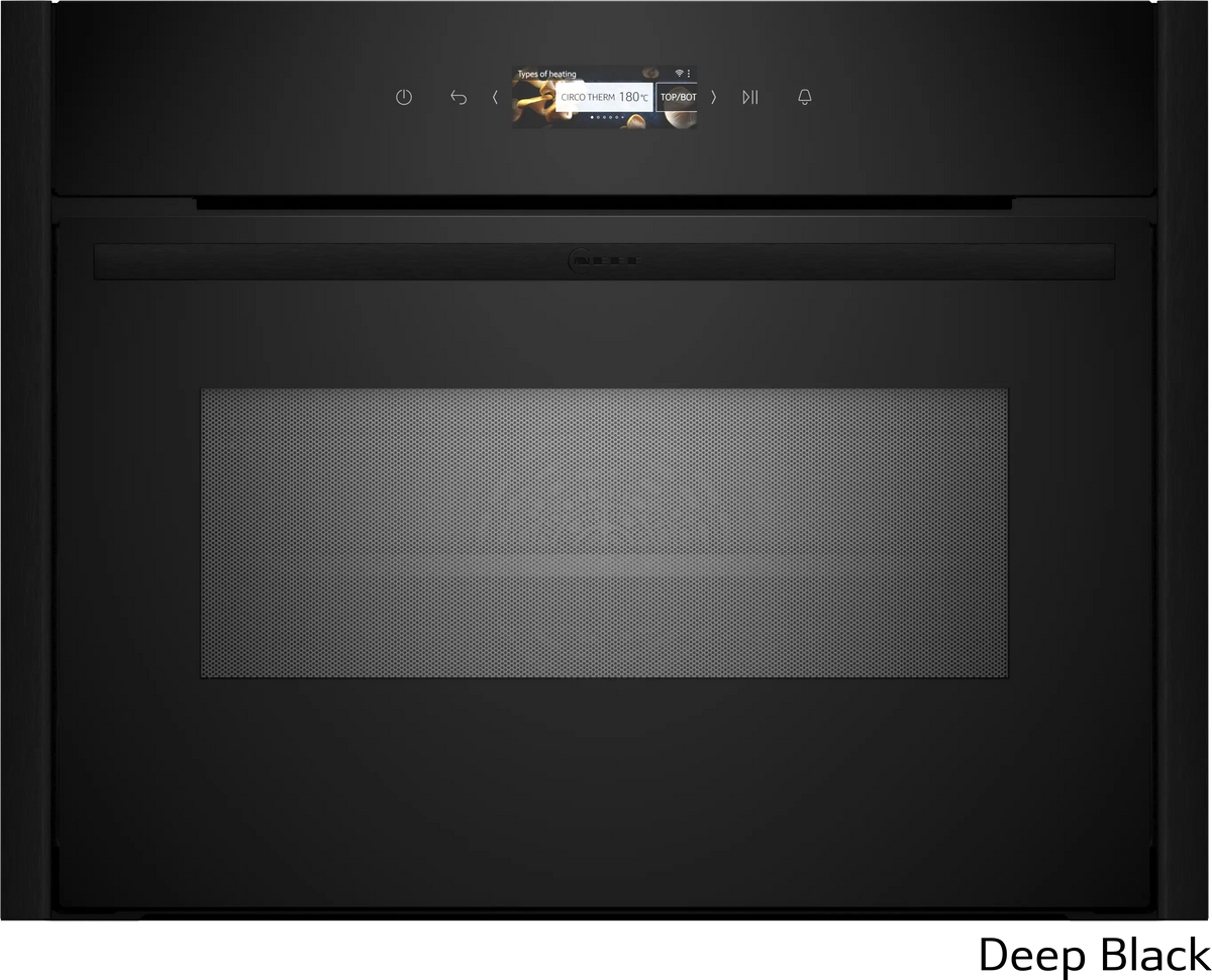 N 70 Built-in Compact Oven with Microwave, Flex Design | Graphite Grey